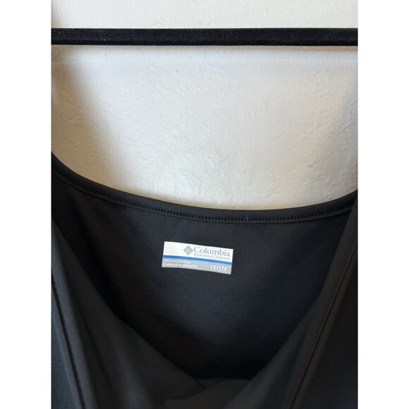 COLUMBIA PFG Freezer III Dress Plus 1X Black Tank Performance Activewear UPF 50+ - Picture 3 of 5